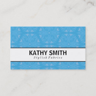 Stylized Flower Pattern III Chic Business Card
