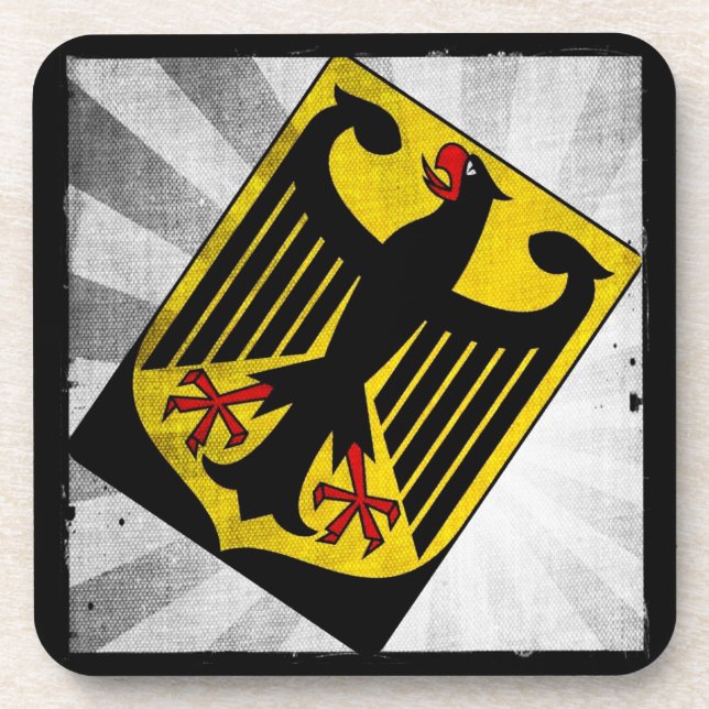 Stylized Germany COA Drink Coaster (Front)