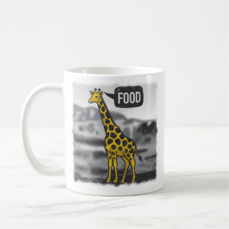 Stylized giraffe coffee mug