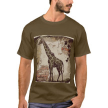 Stylized giraffe