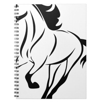 Stylized Horse Notebook