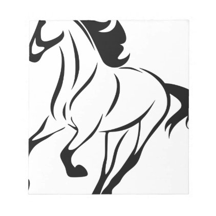 Stylized Horse Notepad