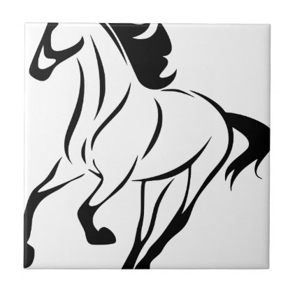 Stylized Horse Tile