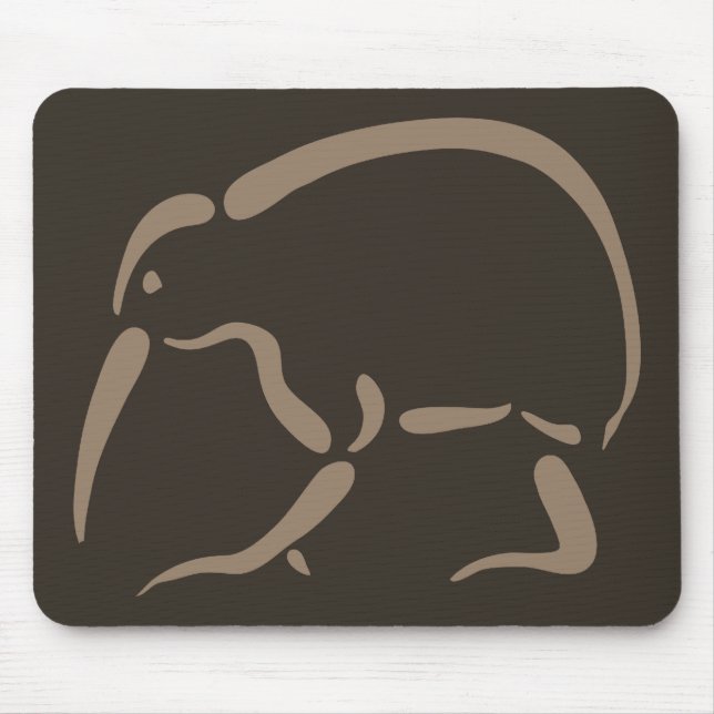 Stylized Kiwi Mouse Pad (Front)