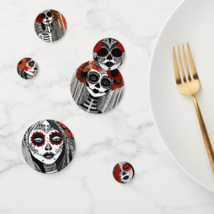 Stylized La Catrina Confetti