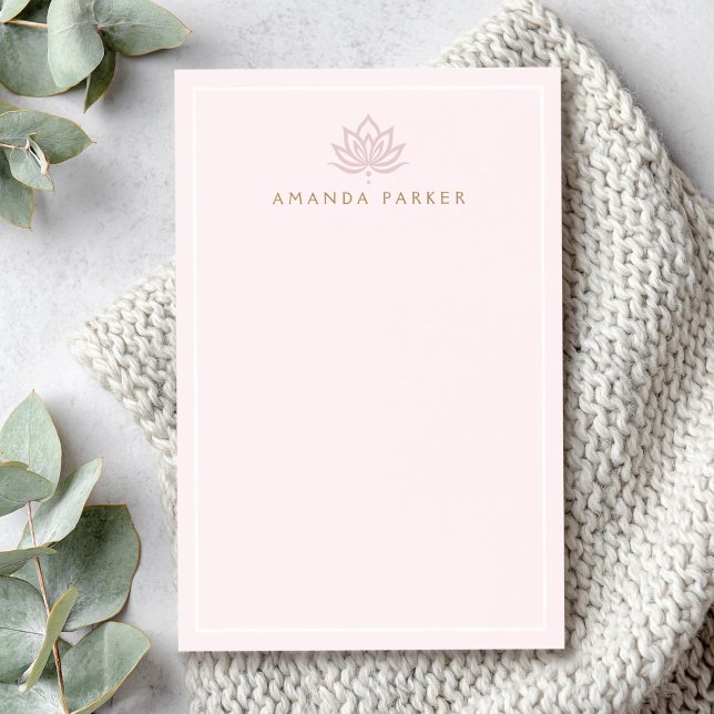 Stylized lotus flower pink yoga healing post-it notes (Stylized lotus flower pink yoga healing post-it notes)