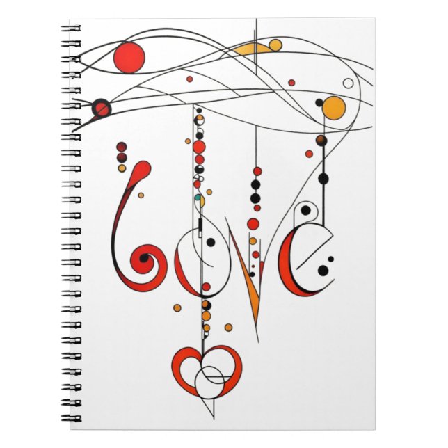 Stylized LOVE Notebook (Front)