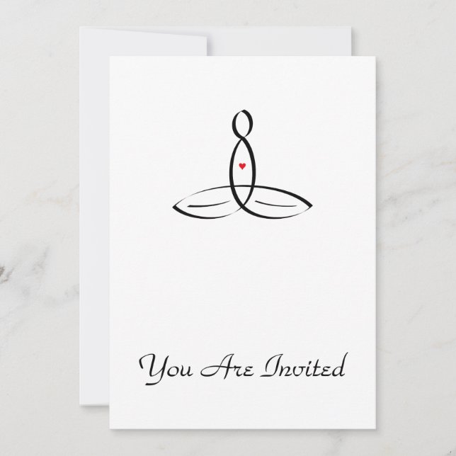 Stylized  meditation invitation (Front)