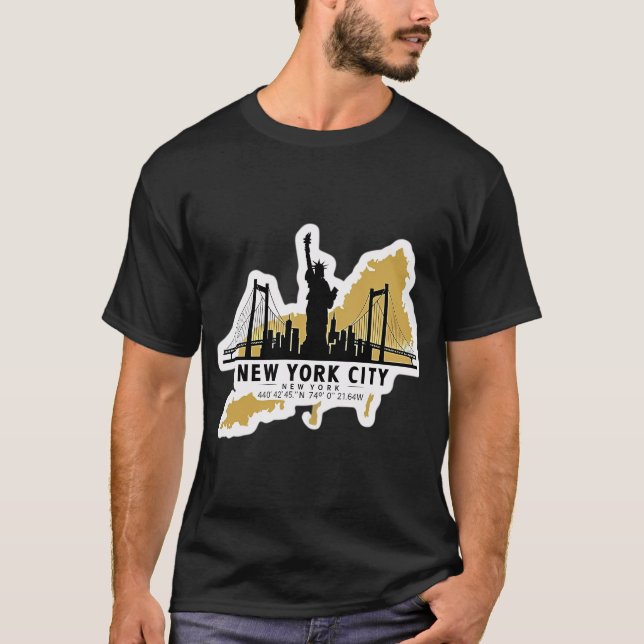 Stylized New York City T-Shirt (Front)