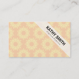 Stylized Pattern Chic Business Card