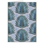 Stylized Peacock Feather - blue (Front)