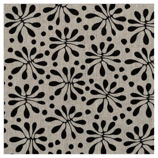 Stylized Plant Pattern 020818 Fabric