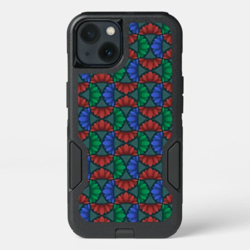 Stylized Primary Flowers iPhone 13 Case