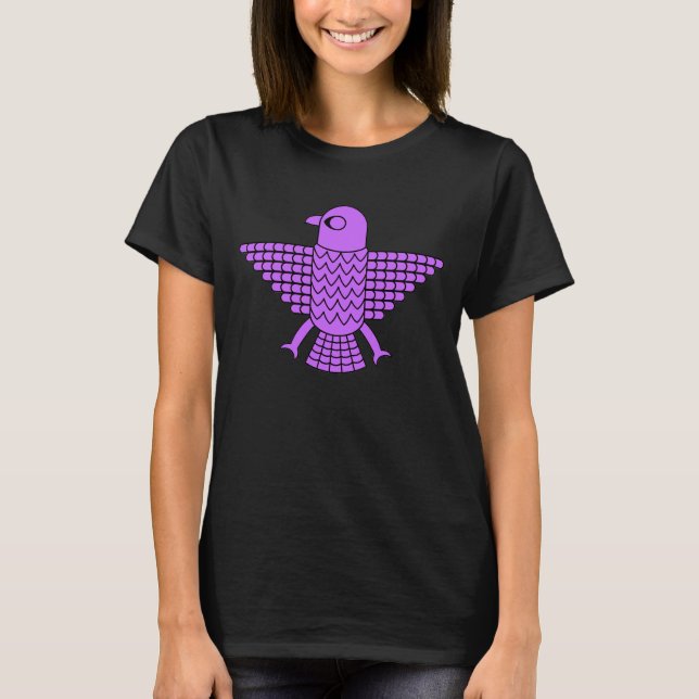 Stylized Purple Falcon T-Shirt (Front)