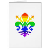 Stylized Rainbow Fleur de Lis (Front)