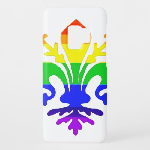 Stylized Rainbow Fleur de Lis Case_Mate Samsung Galaxy S9 Case