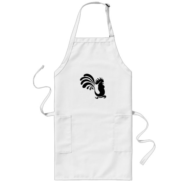 Stylized Rooster Apron (Front)