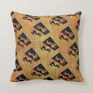 Stylized Salukis Pillow