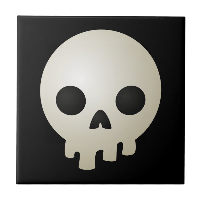 Stylized Skulls Tile (Front)