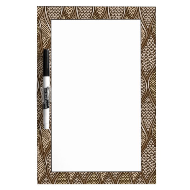 Stylized snake skin Dry-Erase board (Front)