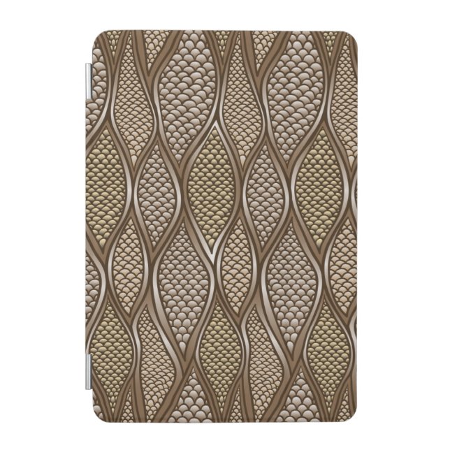 Stylized snake skin iPad mini cover (Front)