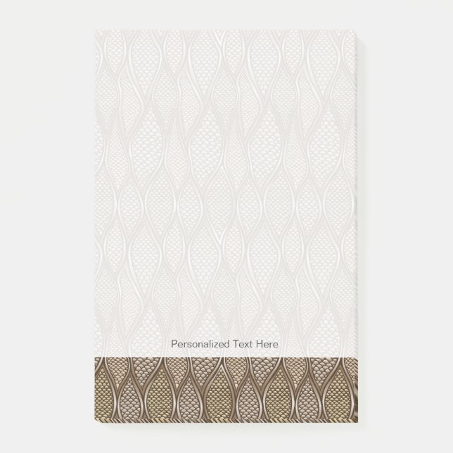 Stylized snake skin post-it notes (Front)
