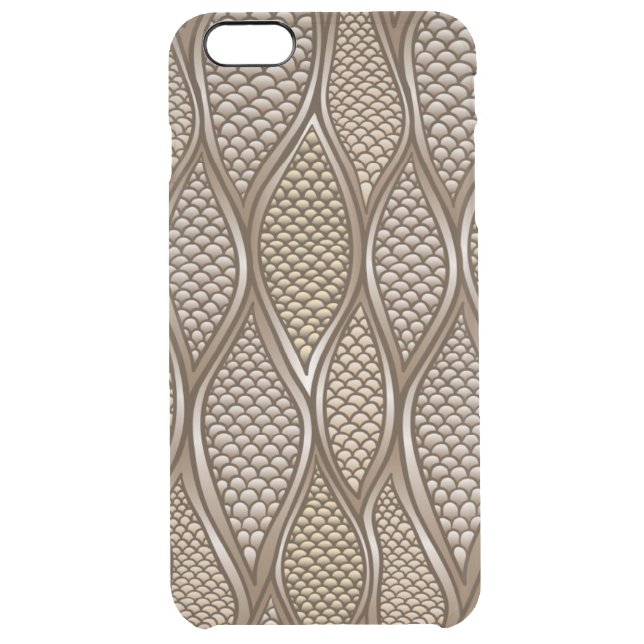 Stylized snake skin uncommon iPhone case (Back)