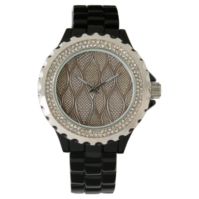 Stylized snake skin watch (Front)