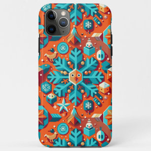❄️Stylized Snowflake Christmas Magic Winter iPhone 11 Pro Max Case