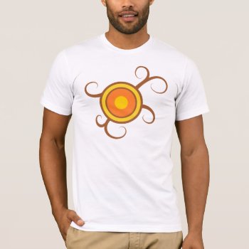 Stylized Sun T-shirt by Muddys_Store at Zazzle
