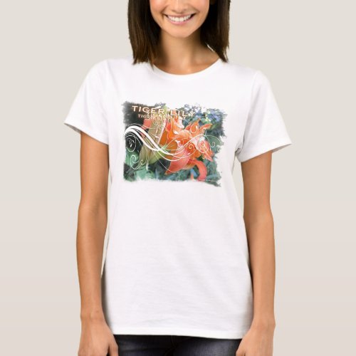 Stylized Tiger Lily T_Shirt