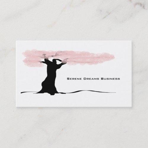 Stylized Tree Blossoms Business Card