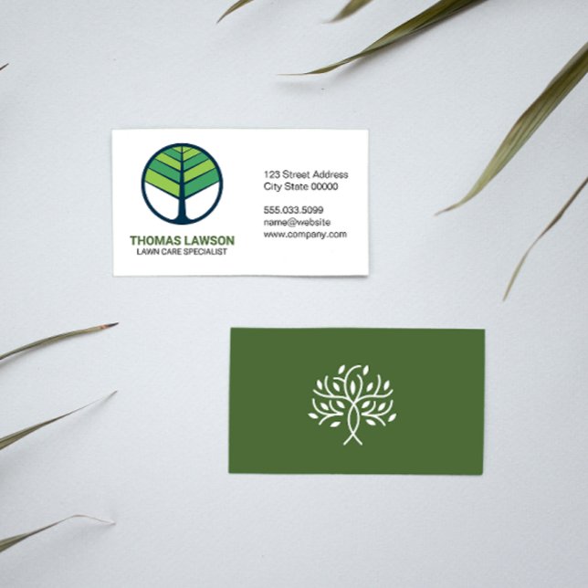 Stylized Tree Design Business Card (Creator Uploaded)