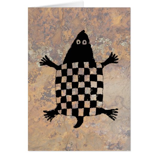 Stylized Turtle - Mimbres Pottery Design Cards (Front)
