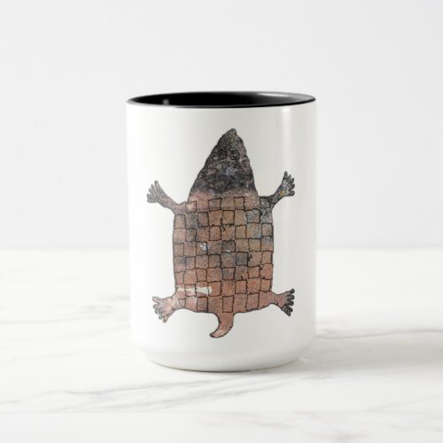 Stylized Turtle _ Mimbres Pottery Design Mug