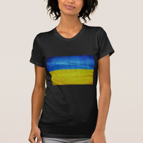 Stylized Ukraine Flag T_Shirt