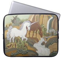 Stylized Unicorn and Horse