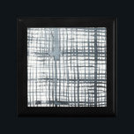 Stylus - Check Pattern Gift Box<br><div class="desc">Stylus I by Chariklia Zarris. Features stripes against a white background that create a checkered-like pattern.</div>