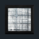 Stylus - Check Pattern Gift Box<br><div class="desc">Stylus I by Chariklia Zarris. Features stripes against a white background that create a checkered-like pattern.</div>