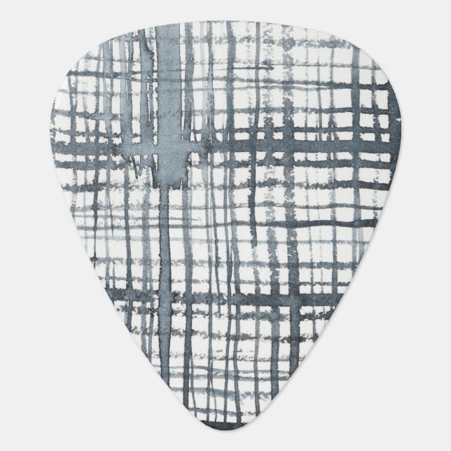 Stylus - Check Pattern Guitar Pick (Front)