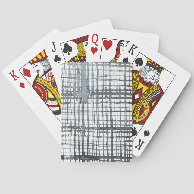 Stylus - Check Pattern Poker Cards (Back)