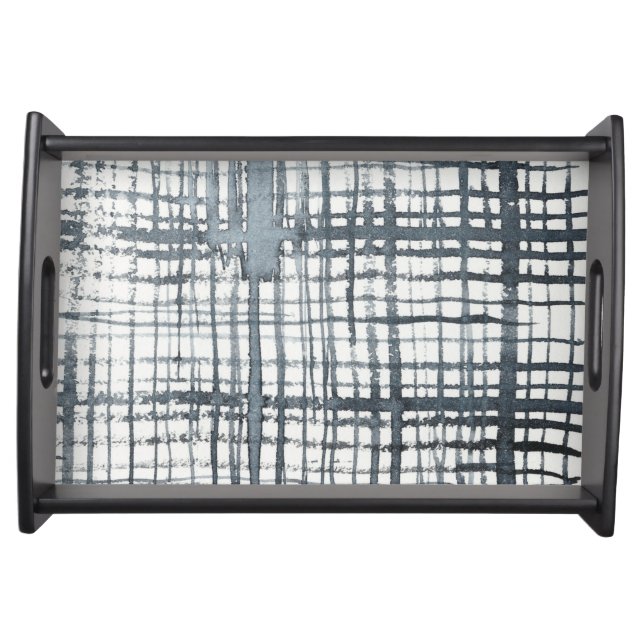 Stylus - Check Pattern Serving Tray (Front)