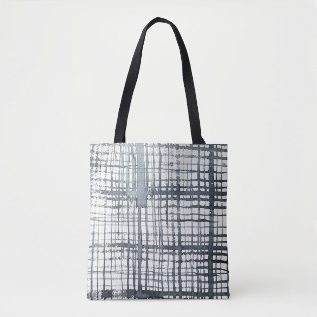 Stylus - Check Pattern Tote Bag (Front)