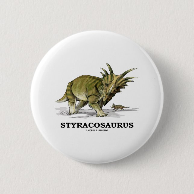 Styracosaurus Button (Front)