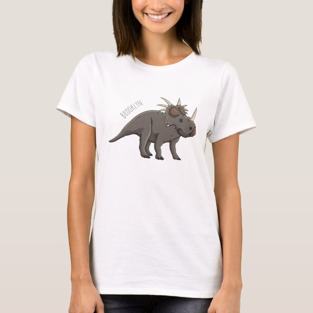Styracosaurus cartoon illustration  T-Shirt (Front)