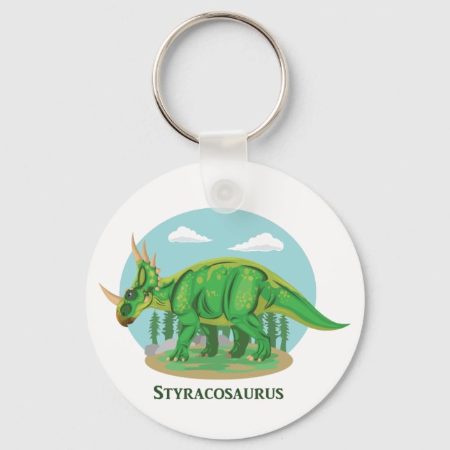 Styracosaurus Keychain (Front)