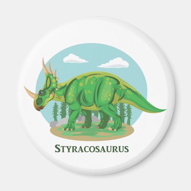 Styracosaurus Magnet (Front)