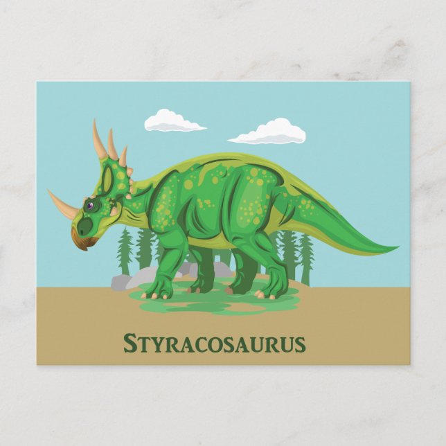 Styracosaurus Postcard (Front)