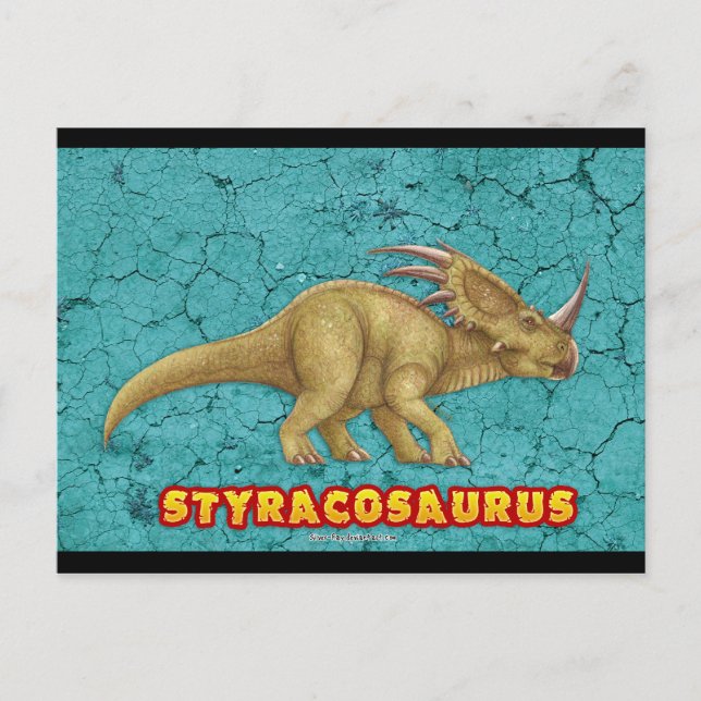 Styracosaurus postcard (Front)