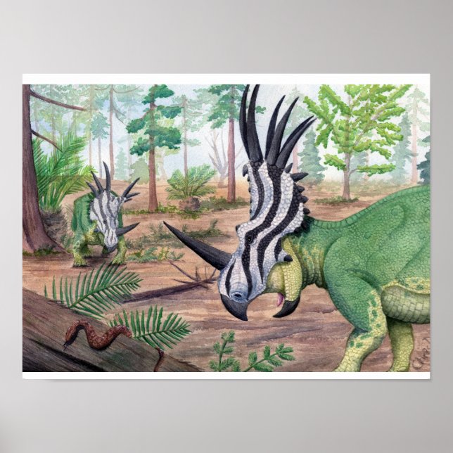 Styracosaurus Print (Front)